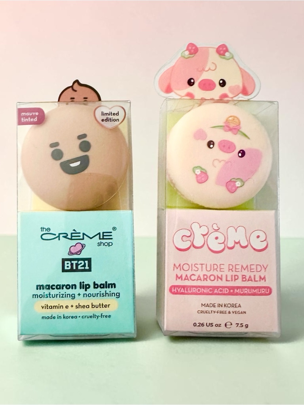 Lip Balm Crème Macaron 2pcs.